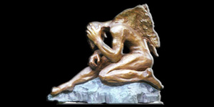 BRONZE ART GALLERY - BRONZE POOL SCULPTURES AND STATUES STILLNESS!